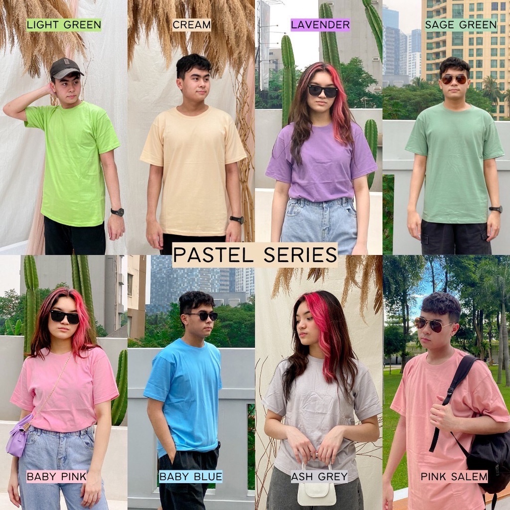 [PASTEL SERIES] KAOS POLOS COTTON COMBED 20S | KATUN KOMBED UNISEX