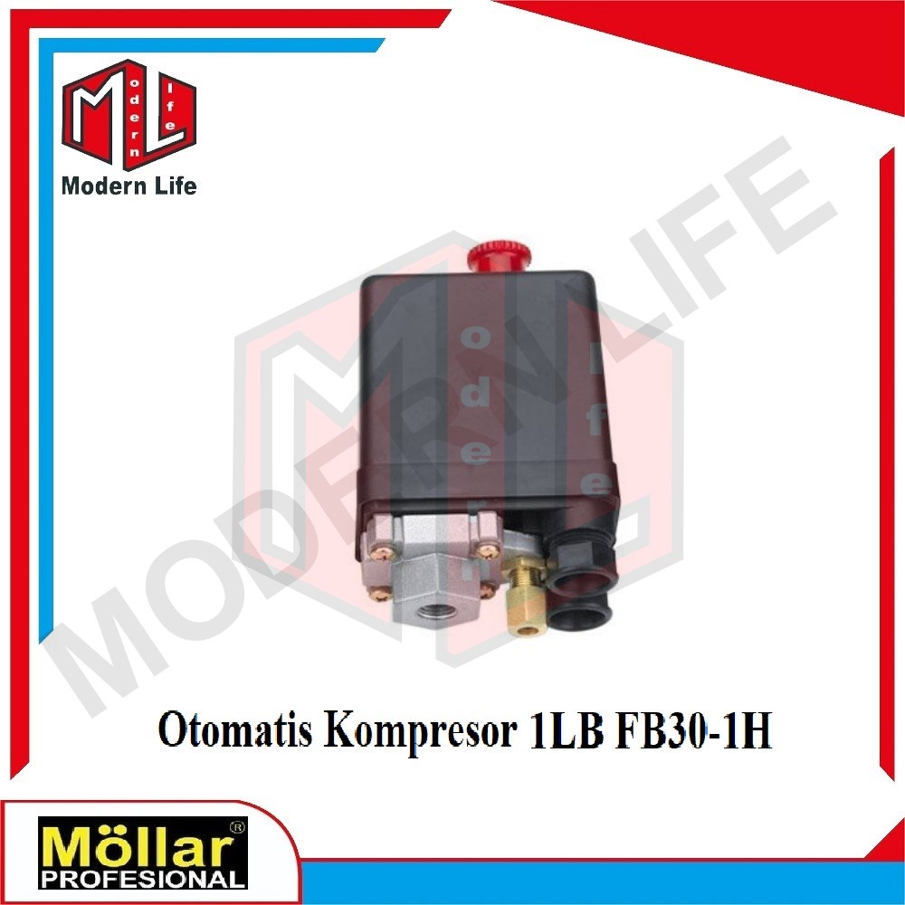 MOLLAR FB30-1H Otomatis Kompresor Pressure Switch 1 Lubang 1/4&quot;inch