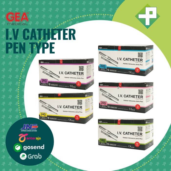 I.V. Catheter GEA / Jarum Infus GEA / Abbocath / Cannula 1 Box isi 50s