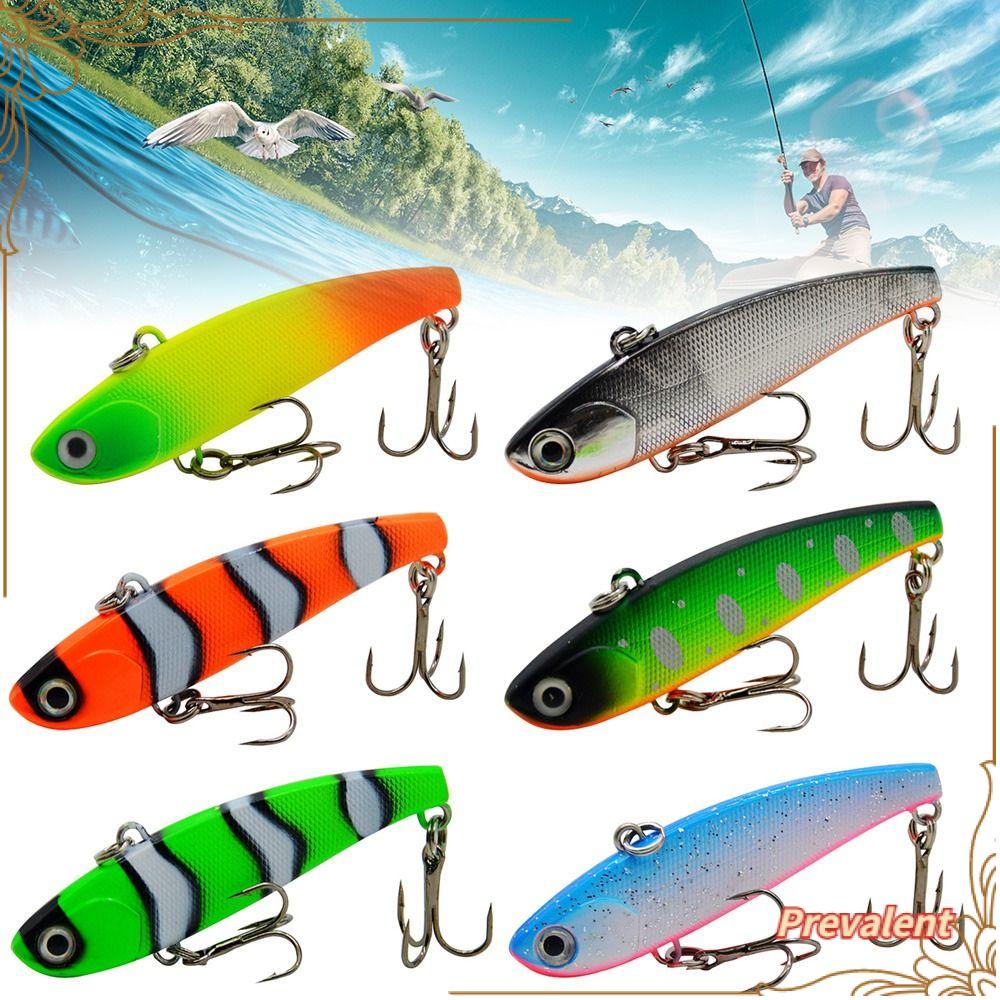Preva Umpan Tenggelam Multicolor Getaran Bermanfaat Musim Dingin Memancing Long Casting Lure