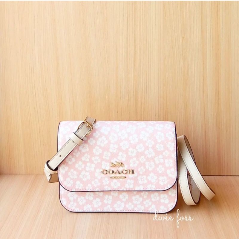 Tas Coach Mini Brynn Crossbody Pink Multi Color Original | Tas Selempang Wanita Original | Tas Coach
