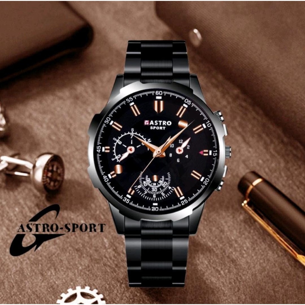COD✅ Jam Tangan Pria Anti Air Original Gastro Rantai Luxury Stainless Steel（Free BOX+Baterai Cadangan) Jam Tangan Harga Grosir BIS COD