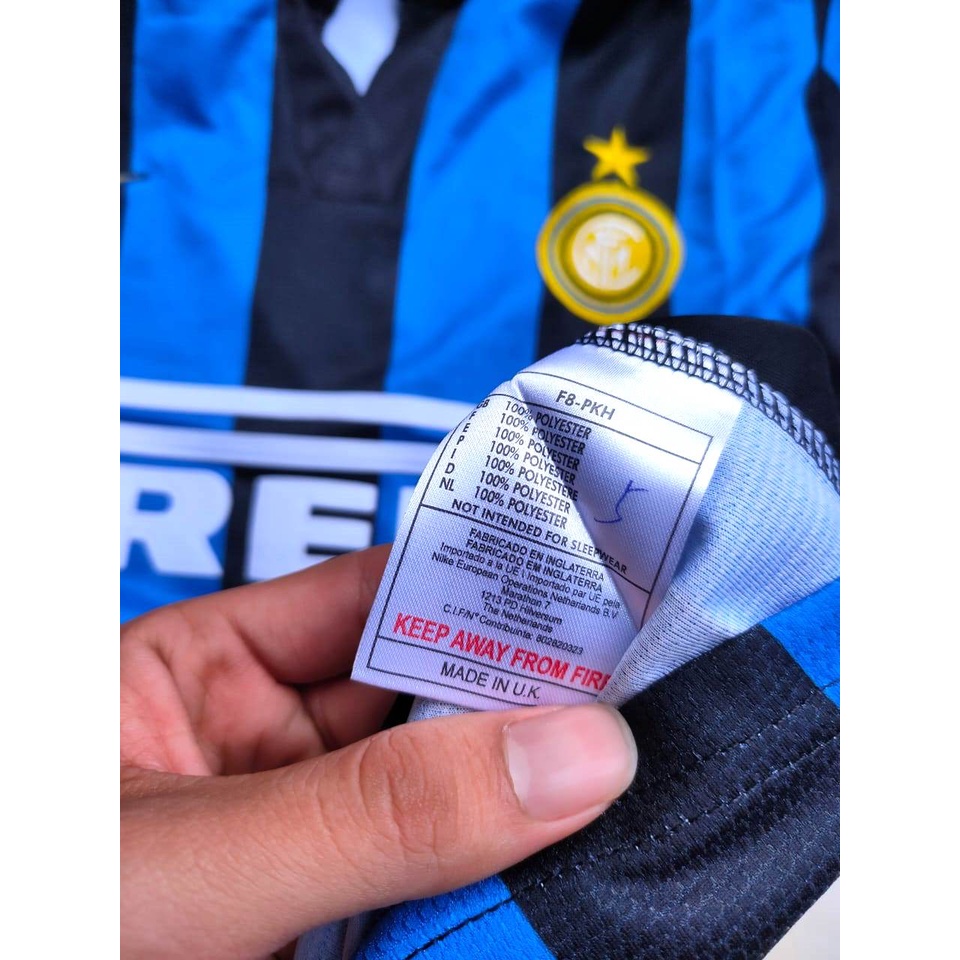 Jersey Baju Bola Retro Inter Home 1998 1999 Grade Ori