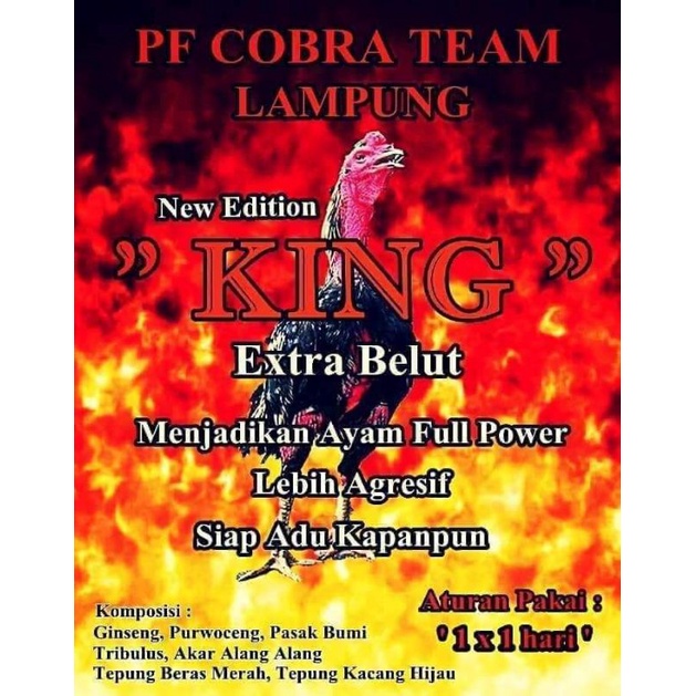 jamu ayam king extra belut 1 bungkus