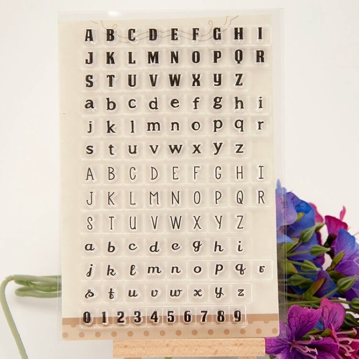 

Stm Clear Stamp - Alphabet & Numbers (Small)