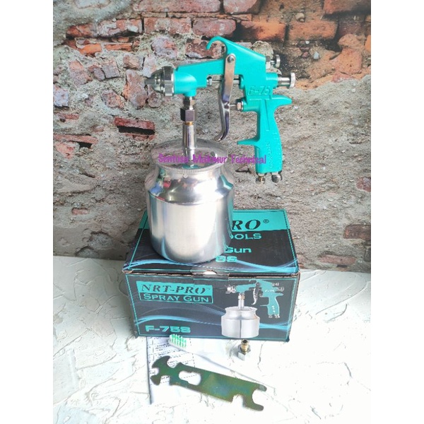 NRT PRO F75 S Spray Gun Spraygun Semprot Cat Tabung Bawah 750 CC F75S