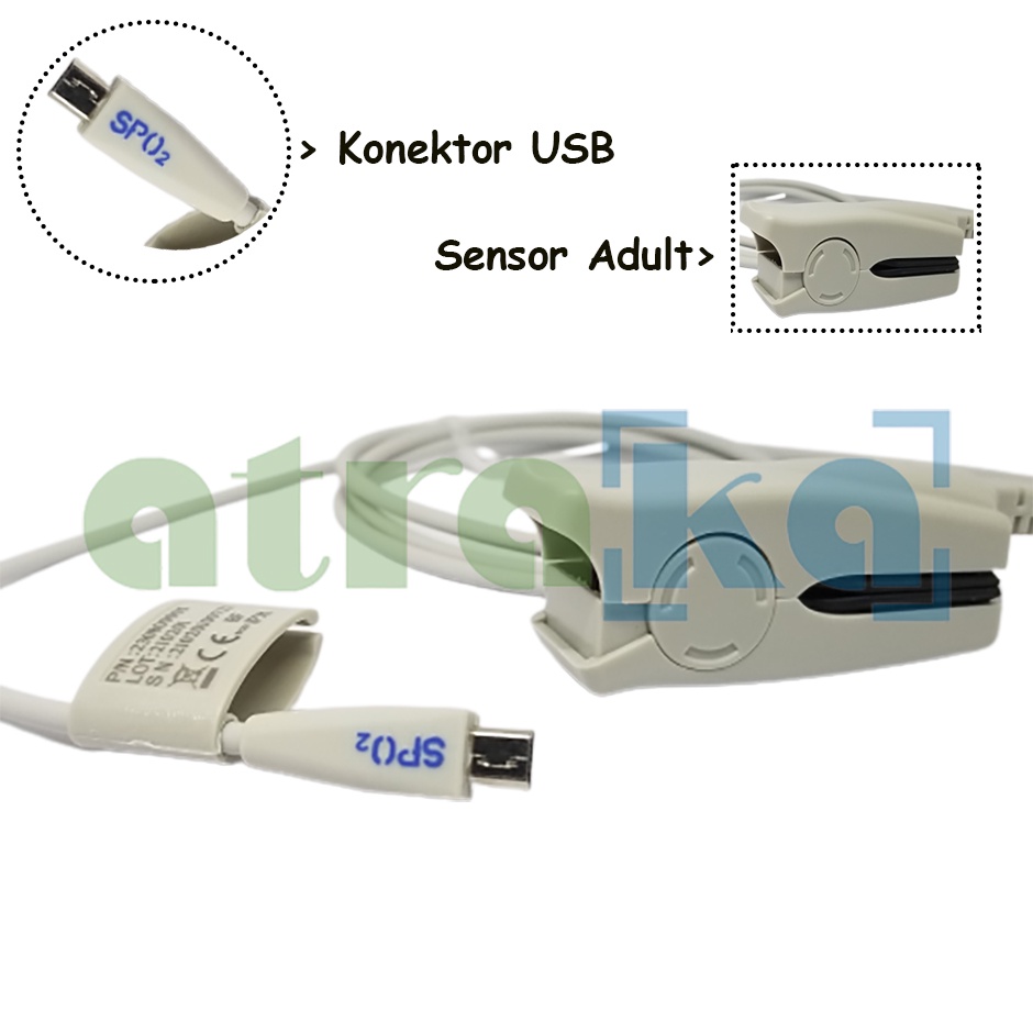 Direct Spo2 Digital USB Adult - Contec