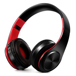 

Unik Super Bass Wireless Bluetooth Headphone with TF Mic - Black/Red Limited