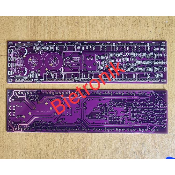 PCB AMPLI CLASS TD 2U Double Layer Non COD