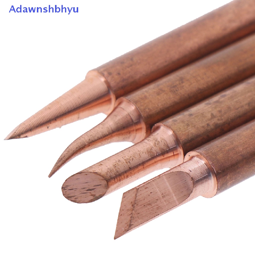 Adhyu 10pcs/lot 900m-t-k Ujung solder Tembaga diaic -free solder tip ID