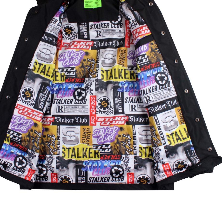 [282] Stalker Jacket Coach - Monochrome Mixtech [5BK]