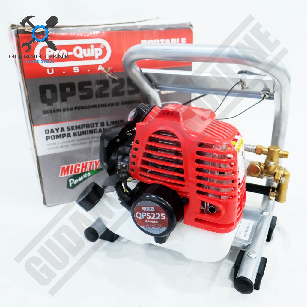 Mesin Jet Cleaner PROQUIP QPS225 2 Tak / Portable Engine Cuci Steam Mobil Motor Bensin QPS435 4 Tak QPS 225 435 PROQUIP