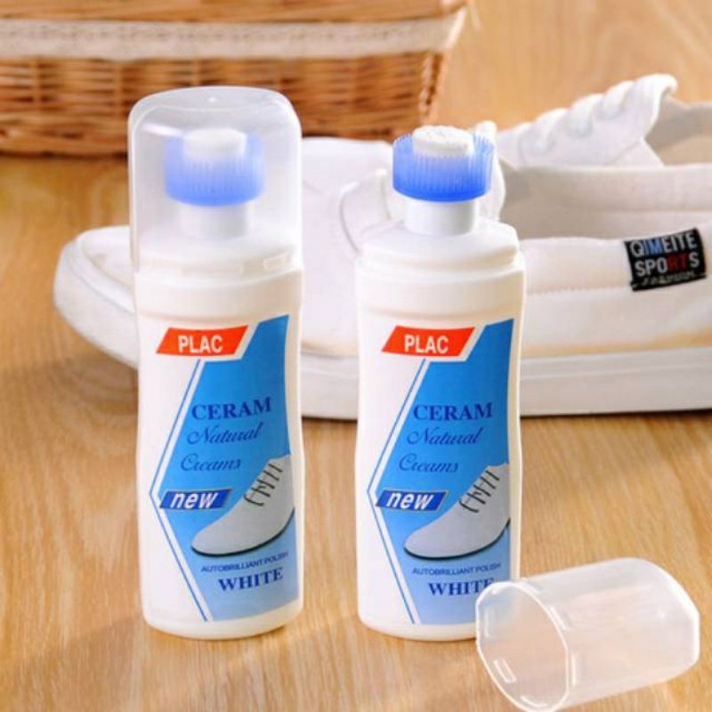 CAIRAN PEMBERSIH PEMUTIH SEPATU POLISH SEMIR KRIM AJAIB / SHOE CLEANER