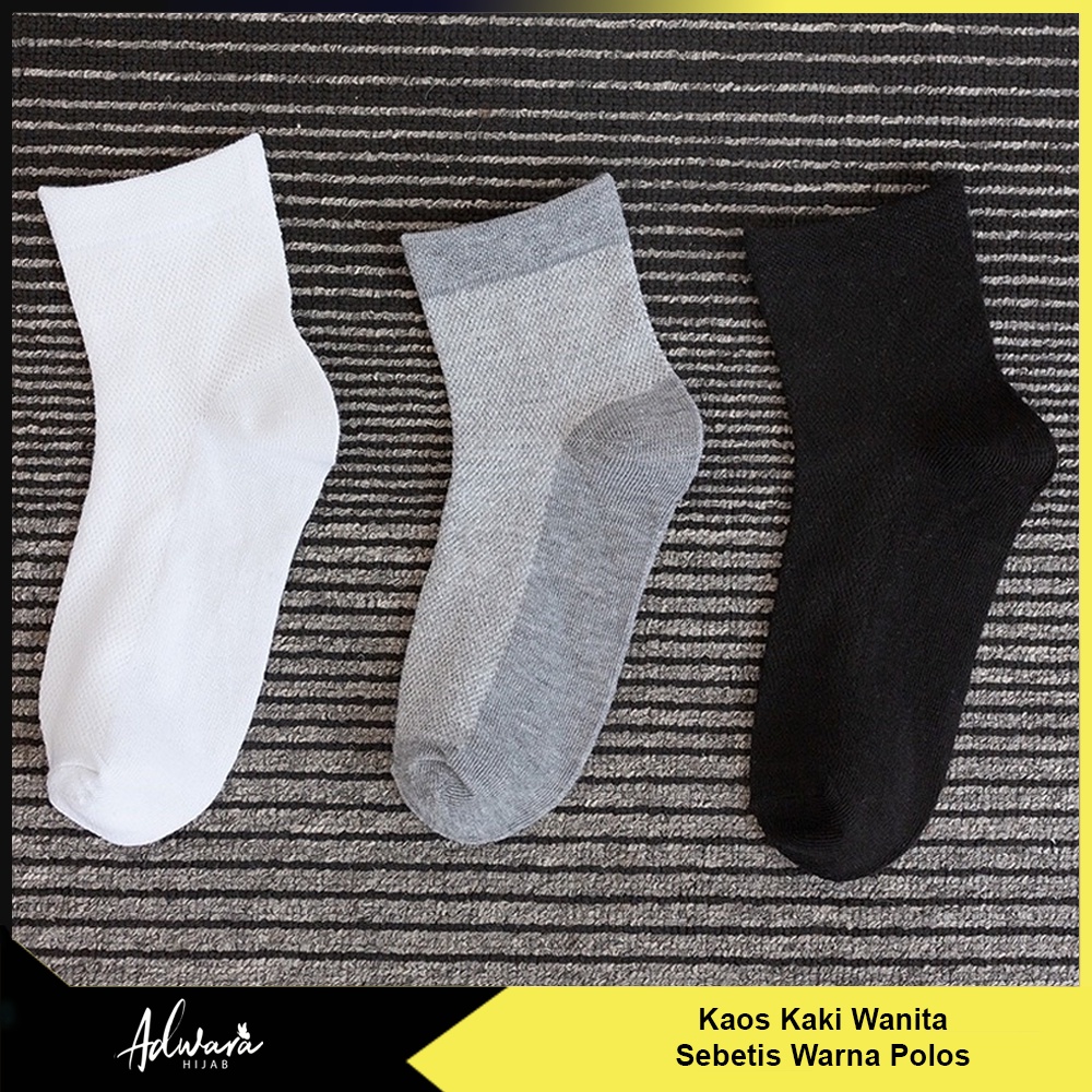 Kaos Kaki Pria Wanita Pendek Diatas Mata Kaki Casual Polos