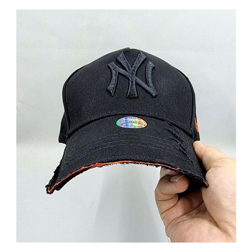 PROMO!!!Topi Baseball NY BLACK DAMAGE Topi Yankees Topi Baseball New york Ripped