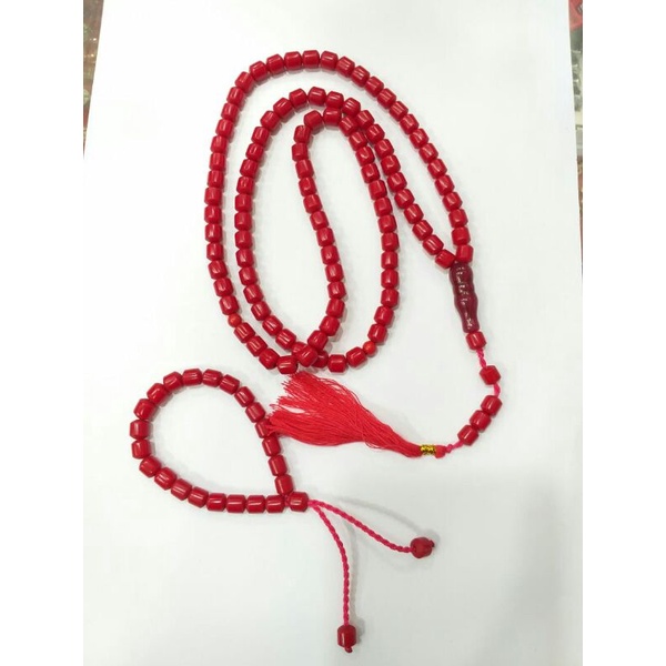 TASBIH BATU MARJAN ASLI COD seluruh indonesia