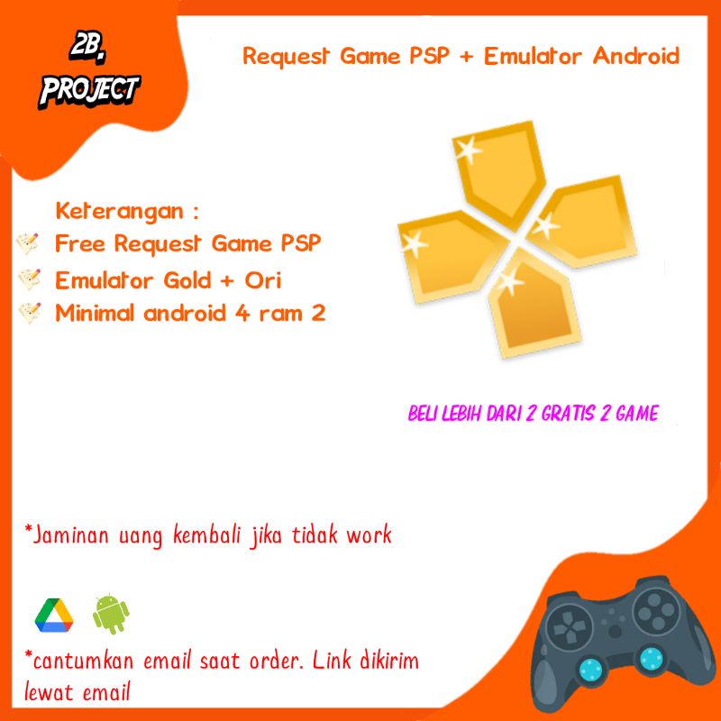 Free Request Game PSP + Emulator PSP untuk android