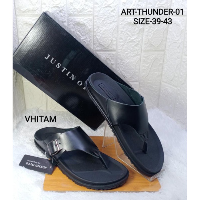 sandal kulit pria justin otto thunder 01