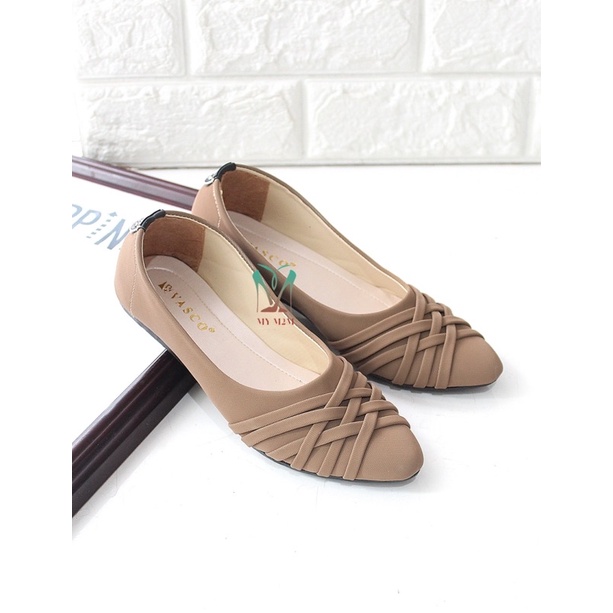 Mym2m Sepatu Flatshoes Wanita Casual Kekinian Terlaris Talitao