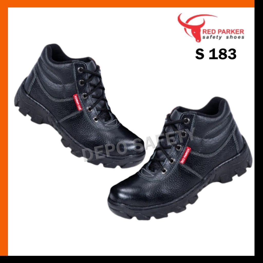 Sepatu Safety Tali Red Parker S-183 Original - Safety Shoes Red Parker S-183