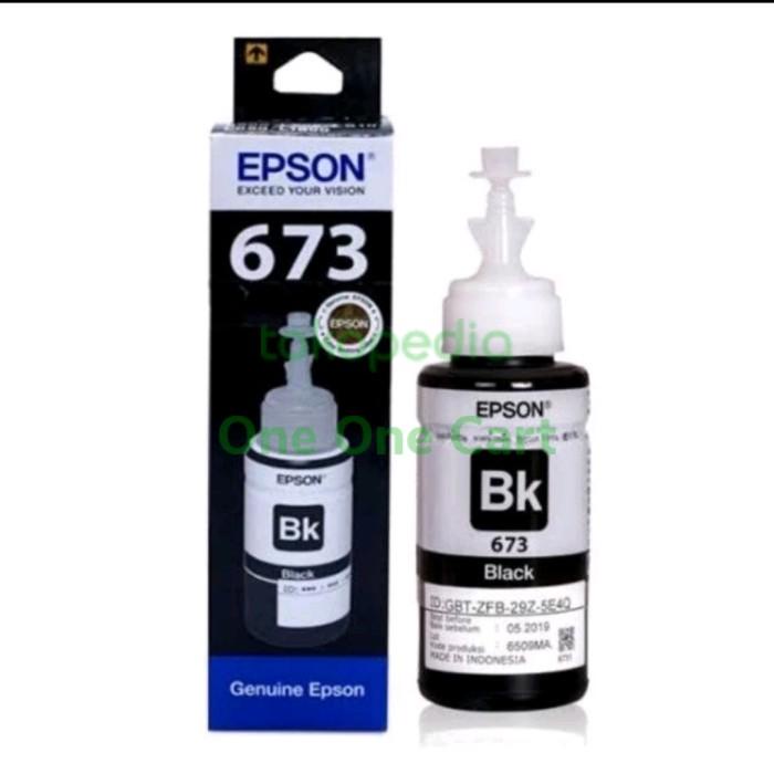 Tinta Epson Bk 673 Original Hitam 28