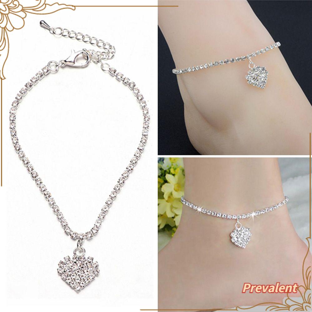 Preva Anklets Gelang Kaki Fashion Perak Gelang Mewah