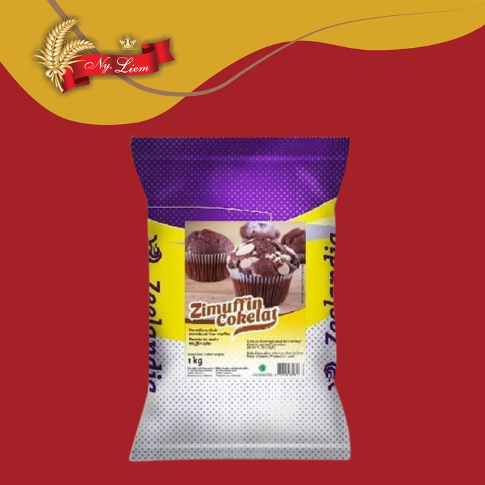 

ZEELANDIA Zimuffin Cokelat / Tepung Premix Muffin Chocolate 1 kg