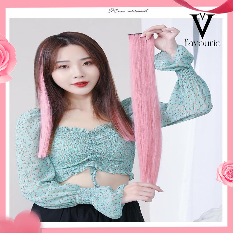 CODWig Rambut Palsu Colourful Extention Wig Rambut Palsu Wanita Aksesoris Wanita-FA