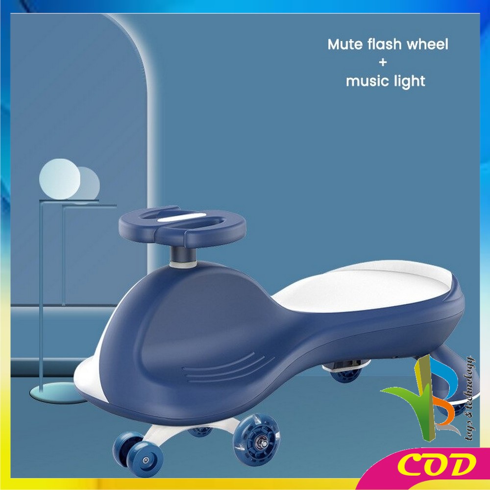 RB-M192 Mainan Mobil Dorong Anak Ride On Twist Car Musik LED Skuter Duduk Mobil Mobilan Anak Dorong