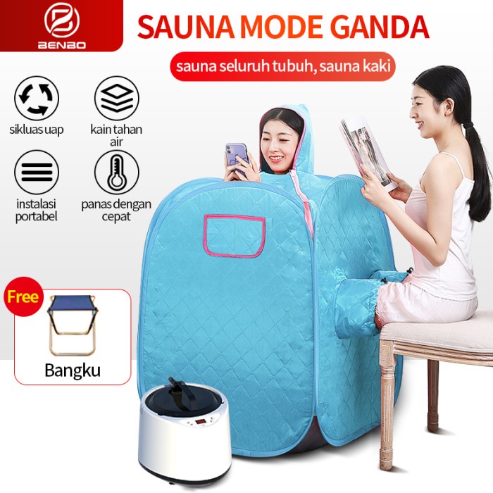 Benbo Dobel Sauna Steam Portable Benbo Portable Sauna Steam-Surabaya