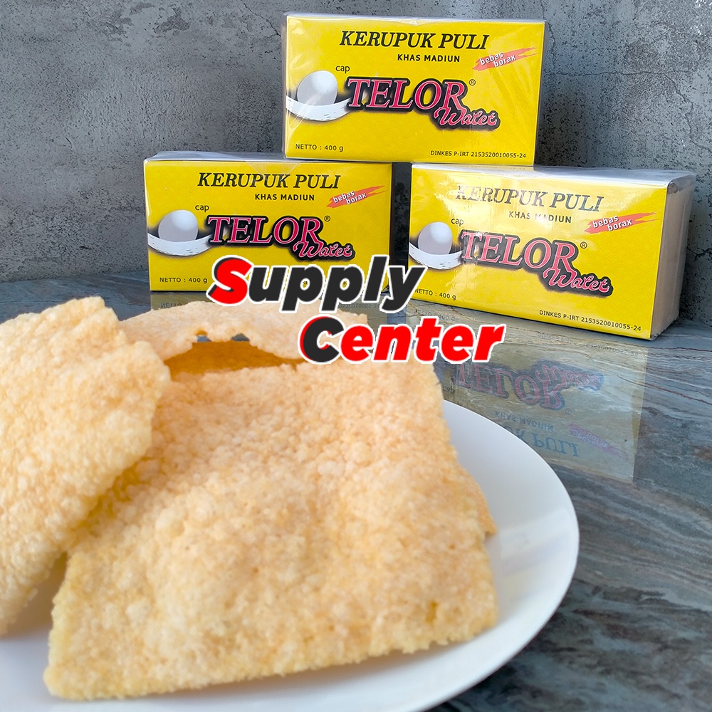 

kerupuk puli TELOR WALET gendar karak kerupuk nasi kerupuk beras kerupuk vegetarian 400 gram