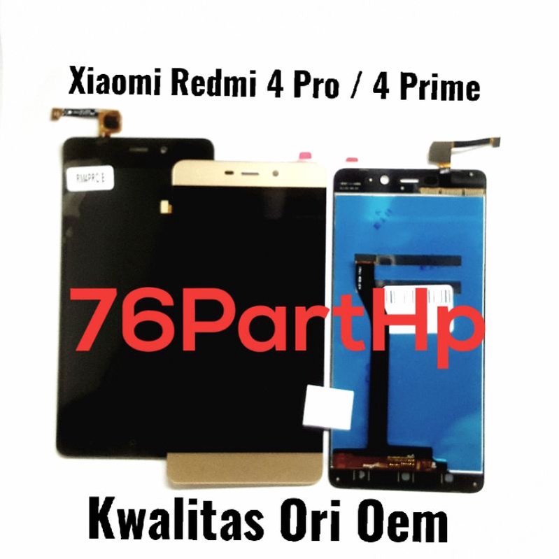 Ori Oem Lcd Touchscreen Fullset Xiaomi Redmi 4 Pro - 4 prime