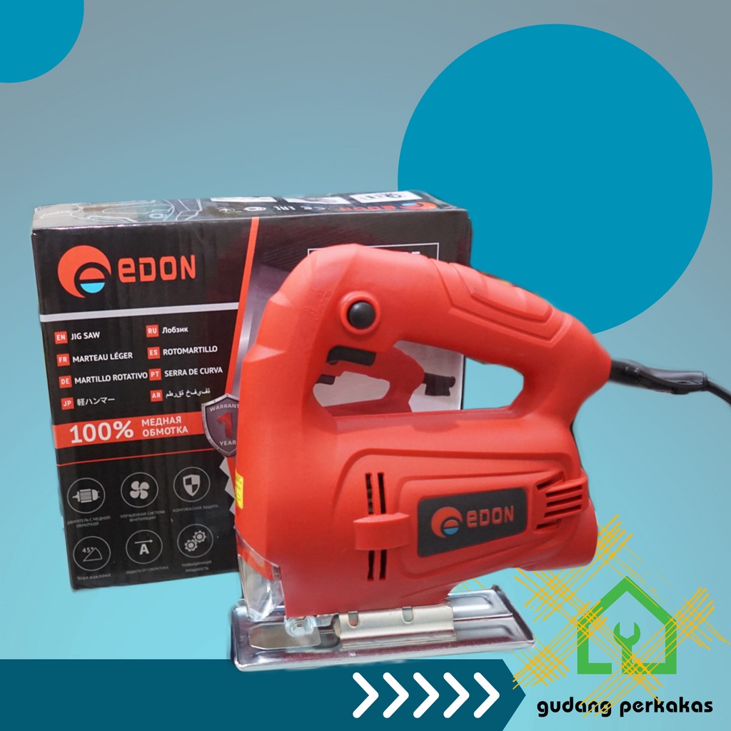 Mesin Gergaji Jigsaw Edon