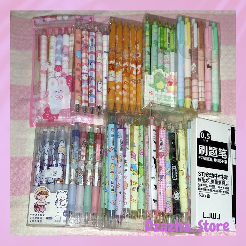 

PULPEN CETEK MEKANIK 1 PACK ISI 6 MOTIF LUCU