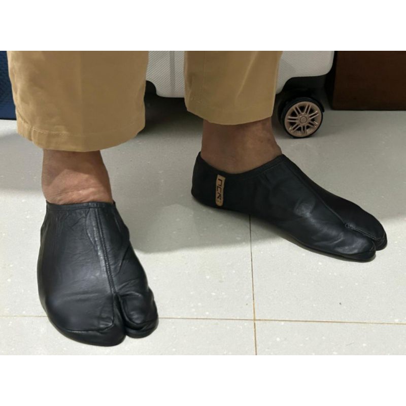 sepatu thawaf khuff khuf ibu jari kulit asli