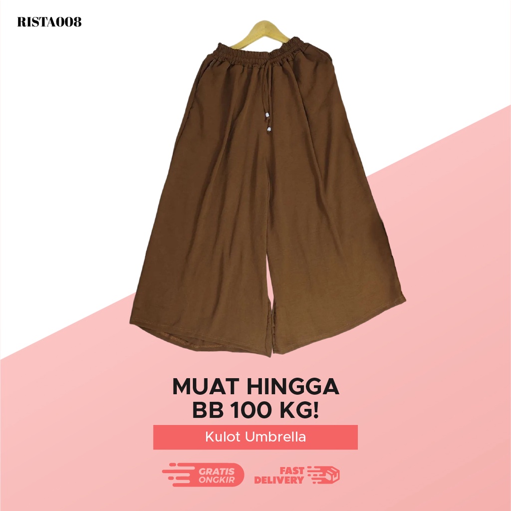 Kulot Umbrella Celana Panjang Wanita Outfit Kekinian Ootd Hijab Terlaris Termurah