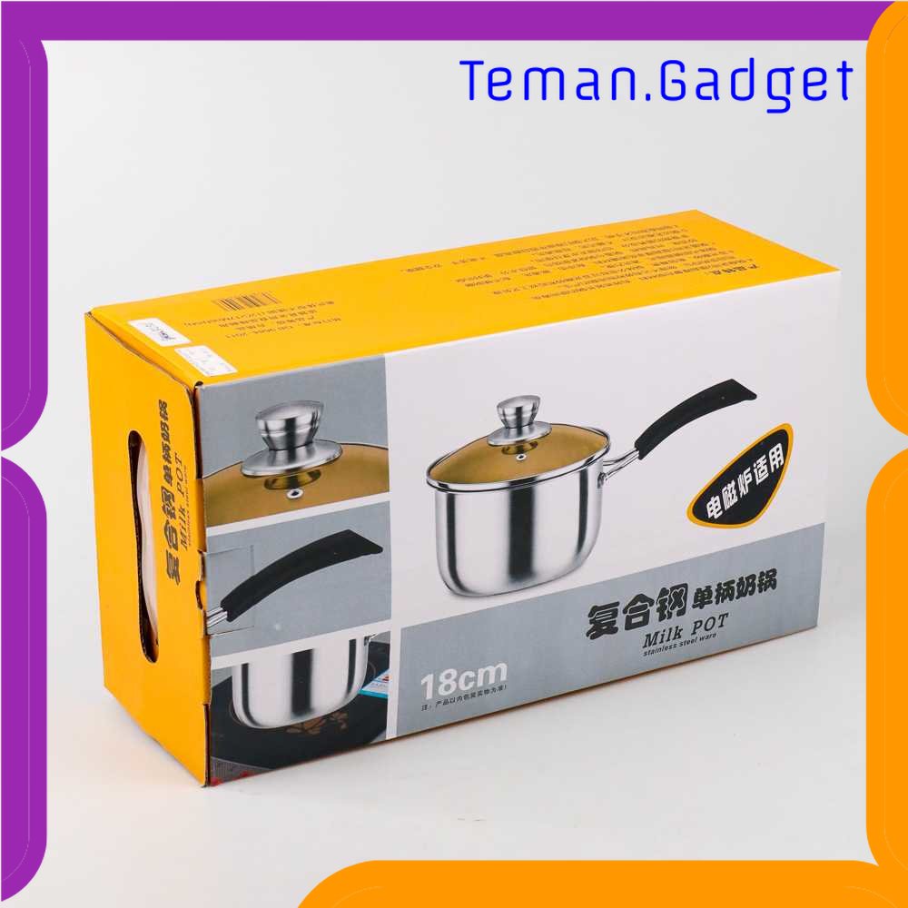 TG - DPR SI LAI FU Panci Masak Soup Milk Pot Stainless Steel 18cm - KC0406