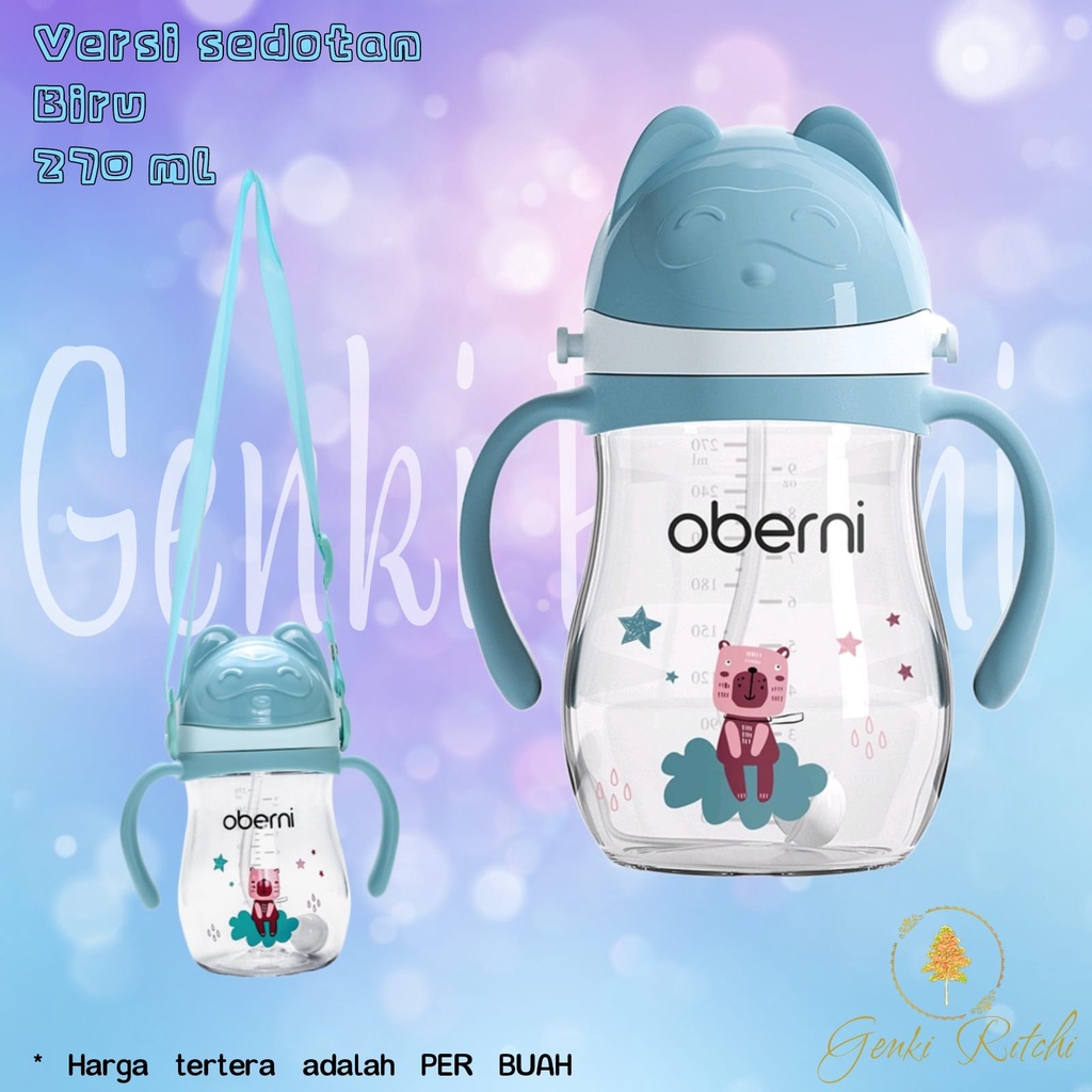 Oberni Botol Minum Anak Botol susu Bayi Baby Anak kecil BPA Free dgn Dot 330ml - 270ml