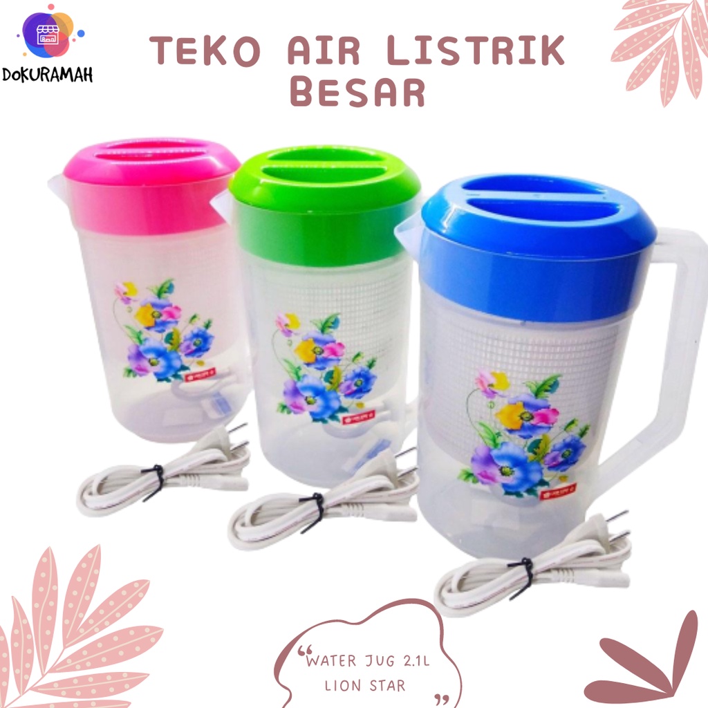 Jual Teko Air Listrik Teko Air Teko Pemanas Teko Ceret Air Listrik 21l Lion Star Shopee 8398