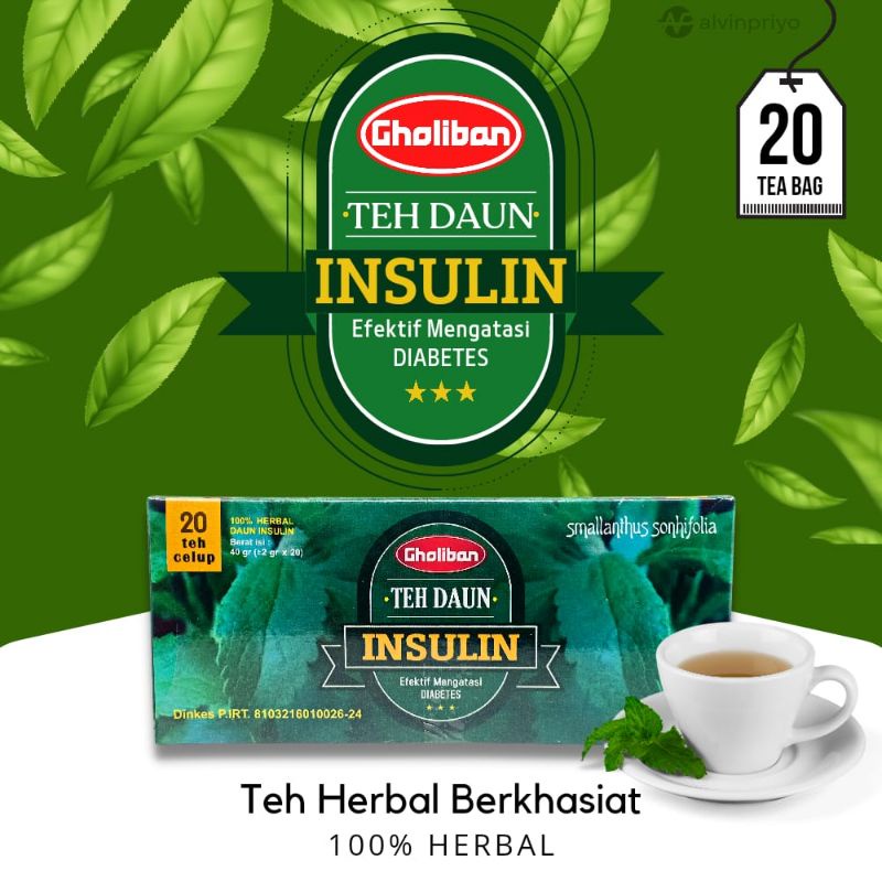 

Teh Celup Daun Insulin Gholiban