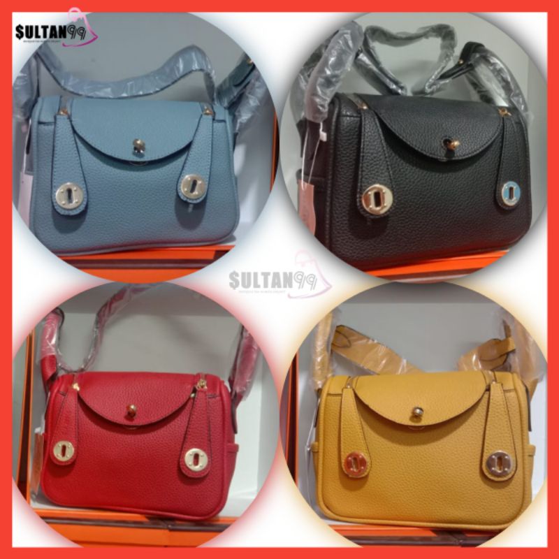Tas Wanita Lindy Mini Kulit Jeruk Import 2026Hermes Premium