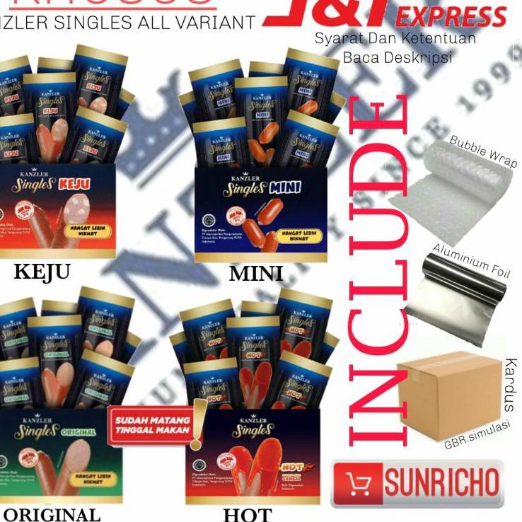 

(T(66♥☞) Sosis Kanzler Singles Hot / keju / mini / original / bakso 1 Box isi 12 pcs kekinian