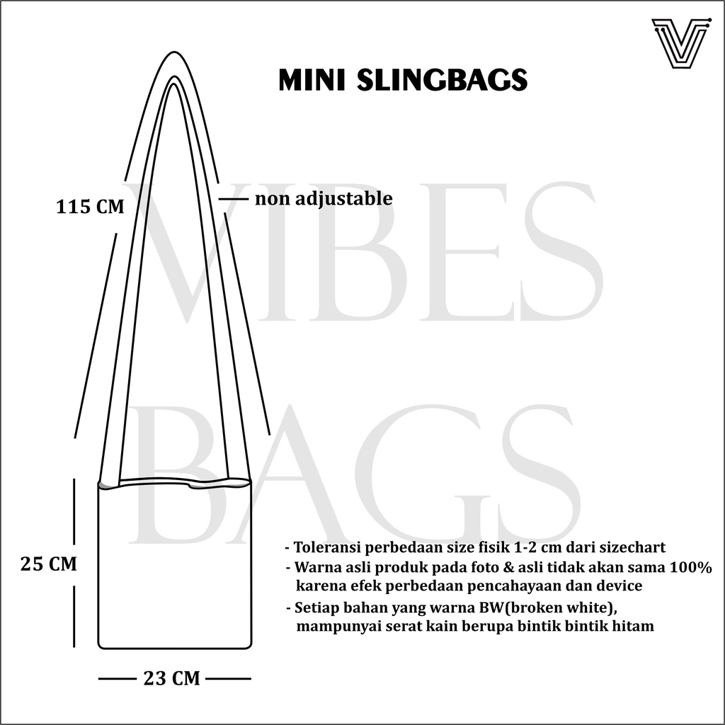 Mini slingbag polos simple