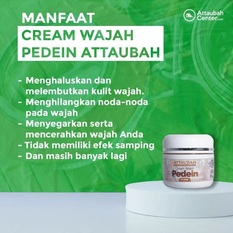 

Attaubah Cream Wajah Pedein 50gr