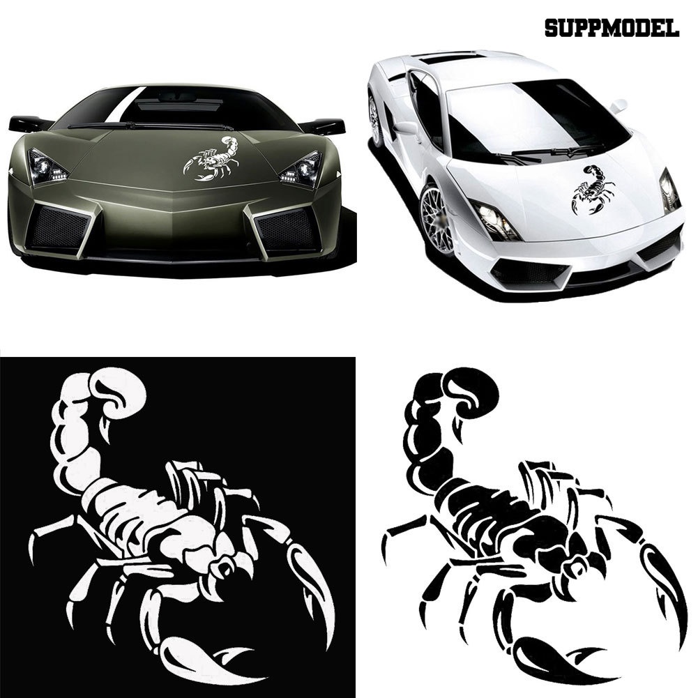 [Dekorasi] Fashion Scorpion Reflektif Mobil Kendaraan Body Hood Jendela Decals Sticker Decor