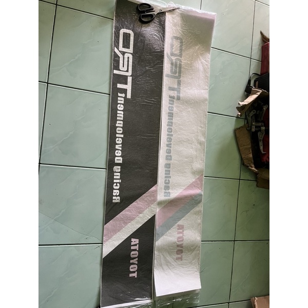 Stiker kaca TRD great corolla