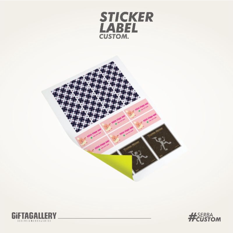 

STICKER LABEL A3 STICKER KEMASAN CUSTOM 2Hari Jadi [Kemasan/Produk/Logo]