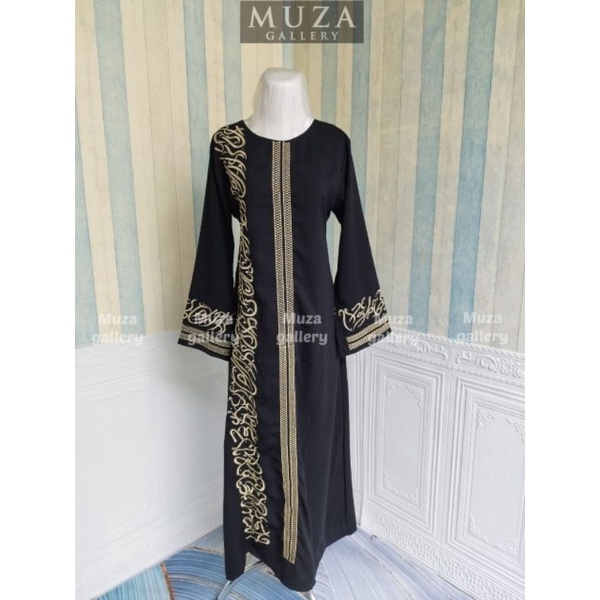 MUZA ABAYA HITAM ABAYA TURKEY DANIA