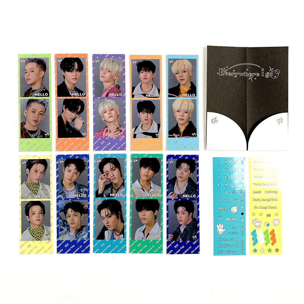 [sharing] TREASURE HELLO TOUR MD - 2Cut Photo + Sticker