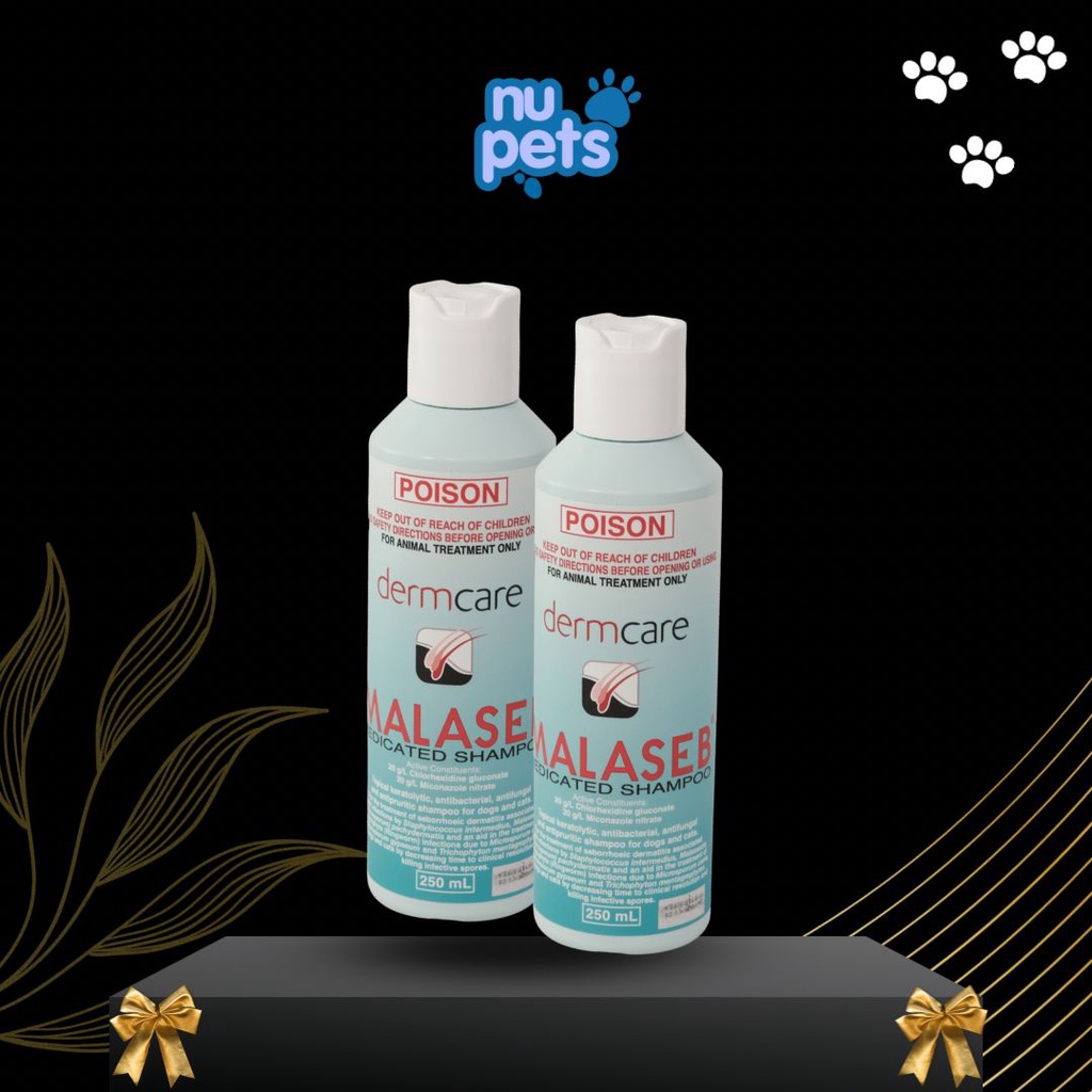 SHAMPOO ANJING DAN KUCING POISON MALASEB MEDICATED DERMCARE 250 ML